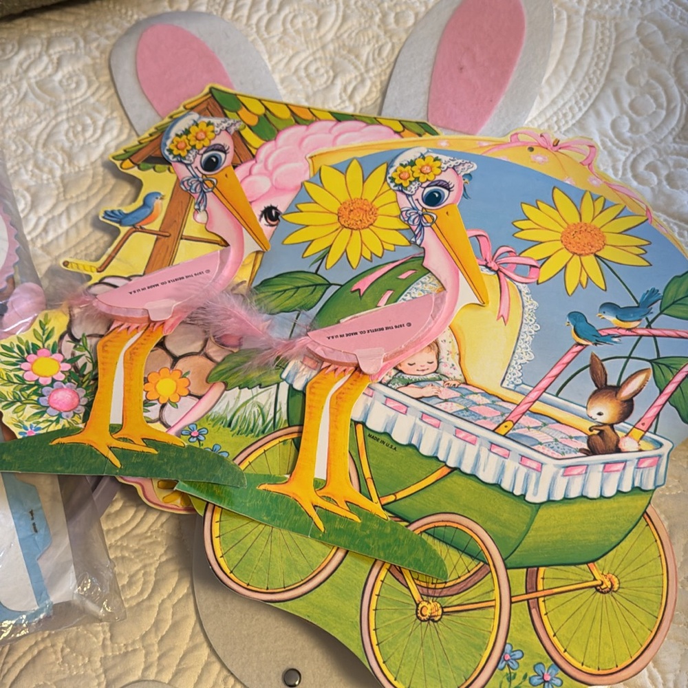 Colorful Vintage Baby Shower Decorations